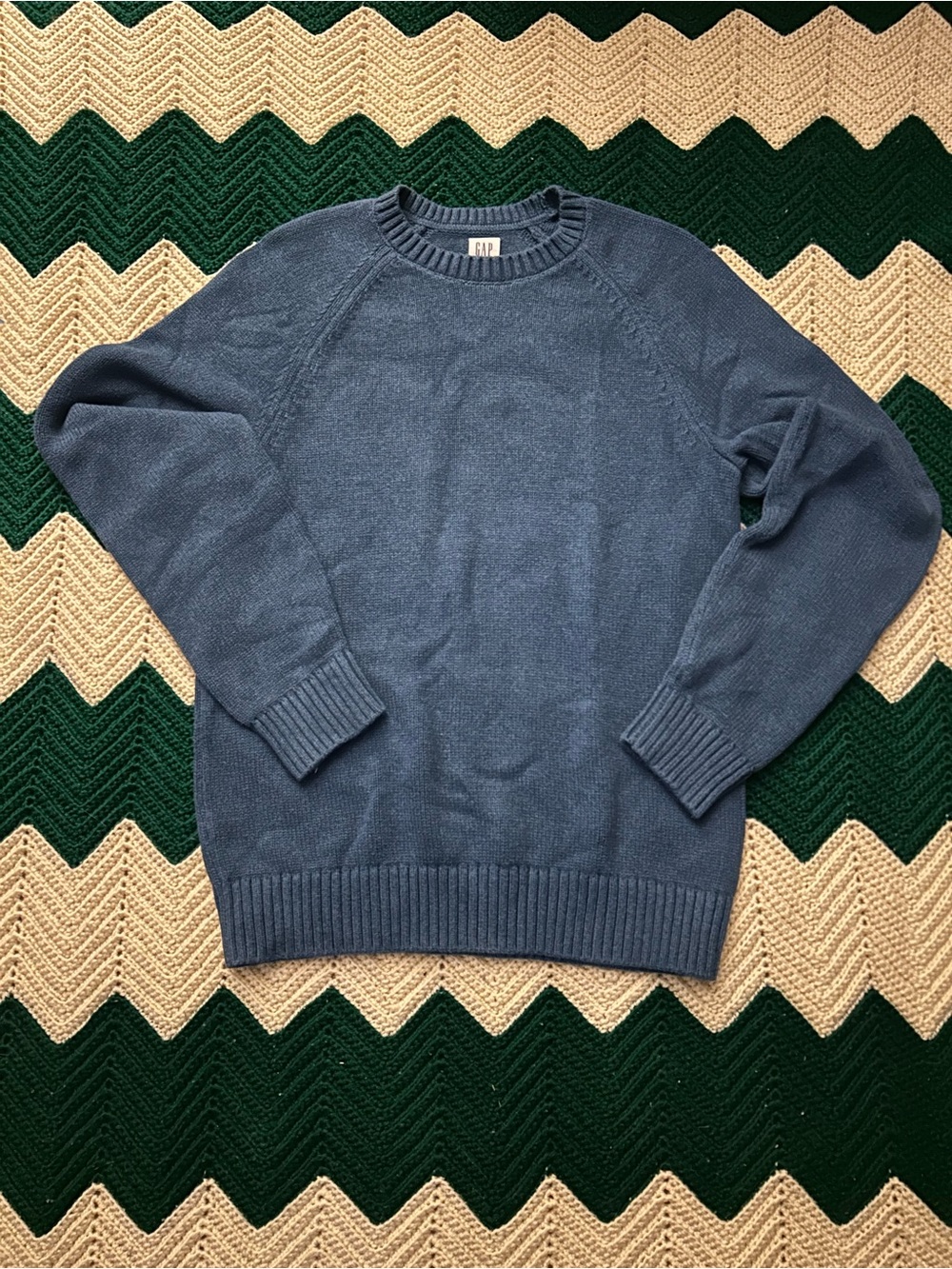 GAP Men’s Slate Blue Crewneck Sweater
